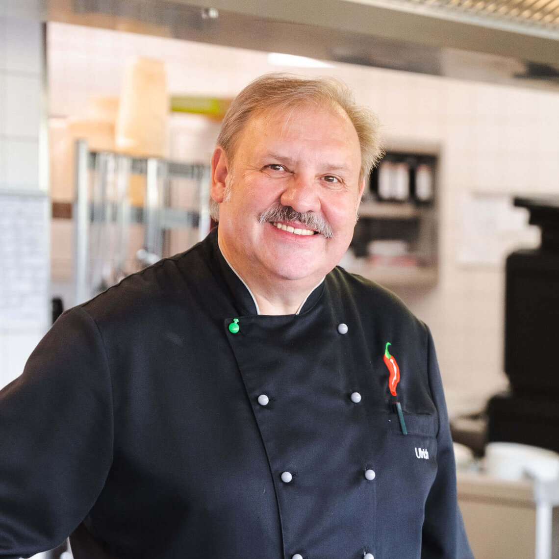 Küchenleiter Günther Ulrich
